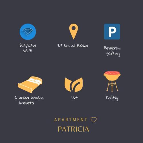 Apartman Patricia Appartement Fužine Buitenkant foto